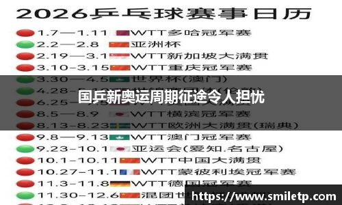 国乒新奥运周期征途令人担忧